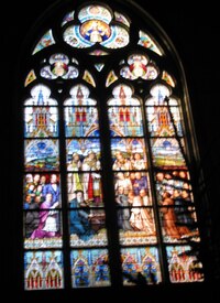 Jeho věž je nejvyšší v Rakousku (123 m)