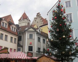 a malé vánoční stánkové trhy