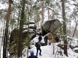 Třeba jako tady pod Dutým kamenem