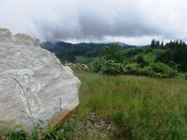 a tady na část vrcholové planiny