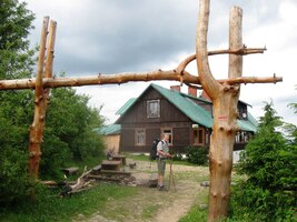 a pak už nás přivítala tato polská chata