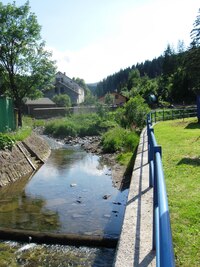 Horní tok Kysúce vypadá nenápadně,