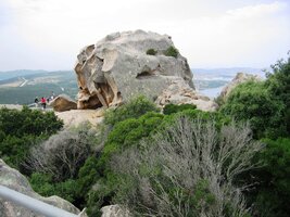 Capo di Orso - bizarní skalní útvary na útesu nad mořem