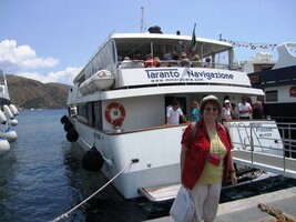 Touto "létající" lodi plujeme na Liparské ostrovy