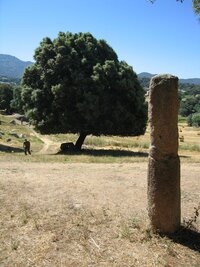 a jejích mýtických kamenných poslů - menhirů a dolmenů