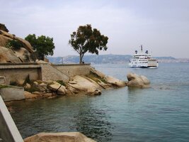 Další přístav - Palau s příbřežním korsem