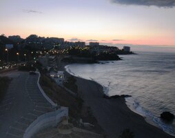 Pohled z okna pokoje v 6:30 LEČ