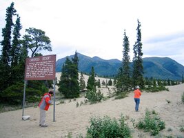 miniaturní poušť Carcross Desert!