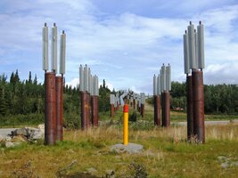 Jsme u ropovodu Alaska Pipeline,