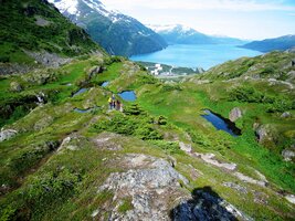 Cesta stoupán klečí a je nenápadná,