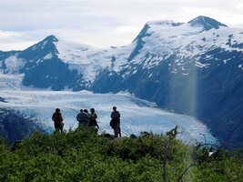Je to velebné mrazivé modré panorama