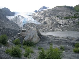 Horský ledovec Worthington Glacier