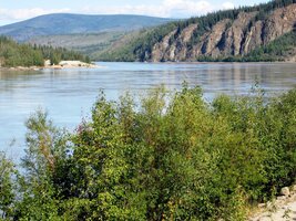 a tak jsme raději rychle přejeli řeku přívozem