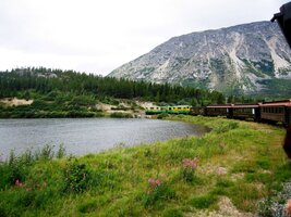 Konečně v cíli u jezera,