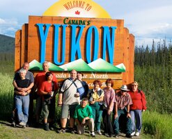 ale tady už v kanadském Yukon Territory