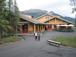 Toto je centrum NP Denali - kemp Rilk Creek a jeho Visitor Centre