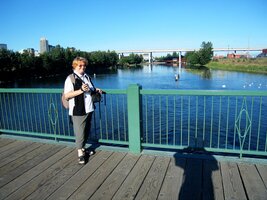 z jejíhož mostu lze pozorovat reje lososů