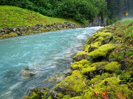 Vše se odehrává v ústí této malé říčky