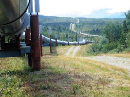 a končí na jihu ve Valdez (tam už jsme ho přece viděli)