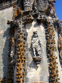 Detail vnější manuelské výzdoby chrámu