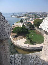 Tam vzadu je ústí do Atlantiku