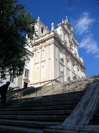 Jezuitská katedrála Sé Nova nad vysokými schodišti