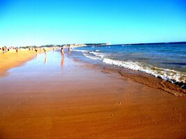 Tohle je masňácká pláž v Praia de Rocha