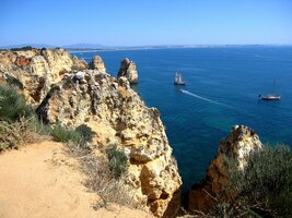 Vyhlídka na oceán před Lagosem