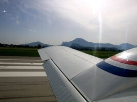 Tady přistáváme v Salzburgu