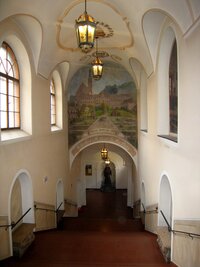 A toto je vstup do augustiánskéhio kláštera,