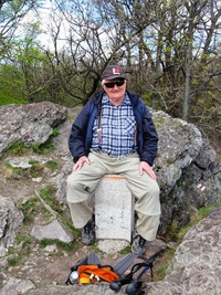 a pak až na vrchol Velkého Inovce - 900 m.n.m.