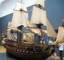 V expozicI lodí to tak ještě nevypadá