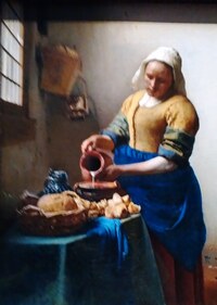 Stejně jako dámu od Vermeera