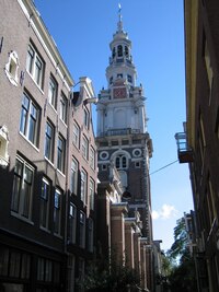 Tohle je kostel Zuiderkerk,