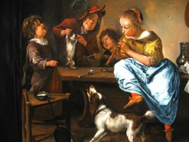 "Děti učí kočku tancovat"