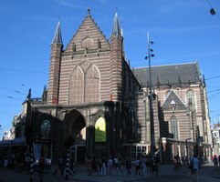 Kostel Niewe Kerk z 15.století!