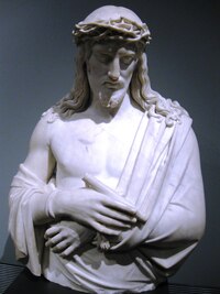 Porcelánová socha Krista