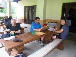 a oběd v motelu Malý Mlyn pod vrchem Šiator