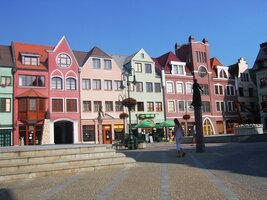 Každý stát unie tu má svůj typický dům