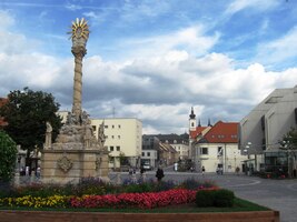 sloupem Nejsvětější Trojice