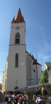 Tady už jsem u kostela sv. Mikuláše,