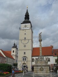 a tady symbol města - Mestská veža,