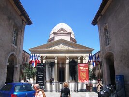 Tohle je vchod do komplexu Hospice de la Vieille Charité